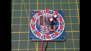 Начинающим.Набор LED-Light-Round-KIT.Электронная рулетка