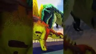 T Rex VS 10 Dino Deathrun