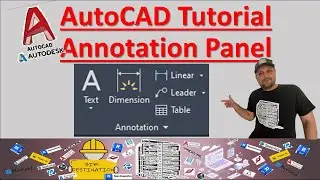 How to Use the Annotation Panel in AutoCAD | Text, Dimensions, Leaders & Data Tables Explained