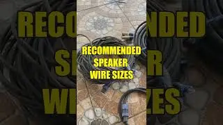 Recommended na Speaker Wires Size sa Mini Sound Setup