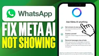 How To Fix Meta AI Not Showing On WhatsApp (2024)