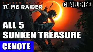 Cenote Challenges: Sunken Treasure (5 Underwater Treasure Chests) | Shadow of the Tomb Raider