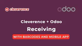 Odoo 15 tutorial checking receiving with barcodes and Cleverence Inventory