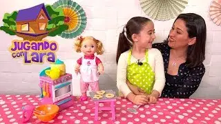 PREPARANDO PAY DE LIMON FRIO Y GALLETAS CON LITTLE MOMMY / JUGANDO CON LARA