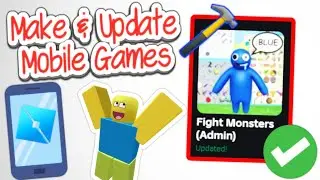 How to Edit and Update Games on Roblox Studio Mobile! (2025)