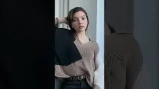 Связала свитер из остатков