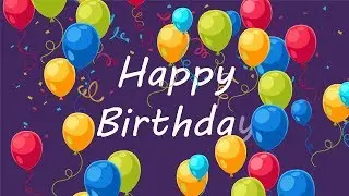 Happy Birthday free after effects template