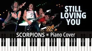 Still Loving You (1984) Scorpions - TUTORIAL piano cover + sheet music