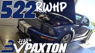 2008 Mustang Shelby GT (PAXTON SUPERCHARGER 500+ RWHP) with mods dyno at Brenspeed