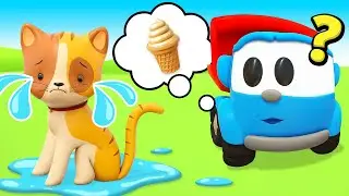 🧊 Léo le camion et ses amis construisent un camion réfrigéré. Dessin animé pour enfants