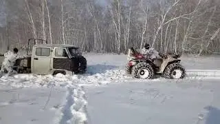 Квадроцикл Сокол VS УАЗ (ненормативная лексика😁)