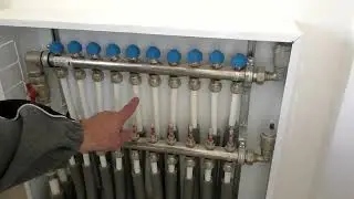 Необычный   коллектор  тёплого пола