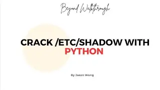 Crack /etc/shadow with Python | Modern Shadow Cracker Using passlib.hash + ThreadPool + Event