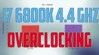 Intel i7 6800K OVERCLOCKING - REVIEW BENCHMARK / Stock vs overclock - GAMING TESTS /Win 10