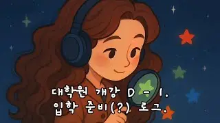 대학원 입학 하루 전. (🎧 윤상 - 한걸음 더. 14초부터)