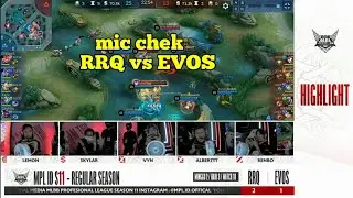 mic check RRQ vs EVOS