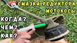 Lubricating a Brushcutter Gearbox. How? With what? How often?