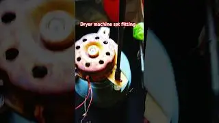 Dryer machine set fitting 🙂#shorts  #dryer