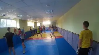 Тренировки ББВ(Бои белых воротничков) в СК Шахтер.