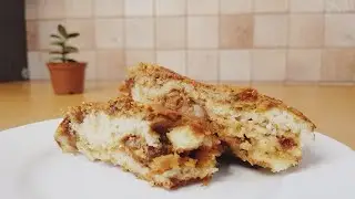 Пирог с грецкими орехами и бананами | Быстро,  просто  и очень вкусно!   #61