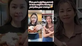 FIGHTING MYSELF WITH SOMETHING🤣 #ytshorts #dance #food