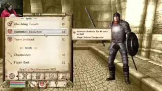 Oblivion Day 1:Character creation, boring but efficient leveling, dungeon crawling (short se - 1 / 4
