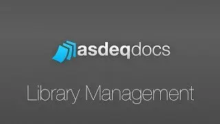 AsdeqDocs - Library management and creation