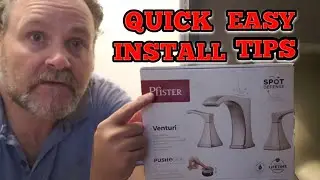 HOW TO INSTALL A FAUCET WITH QUICK CONNECT FITTINGS!!!!!