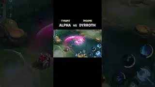 ALPHA vs DYRROTH 🔥🔥🔥 (who will win🤔) #alphaml #dyrroth #mobilelegendsshort