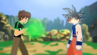 Goku vs Ben 10 in sticknodes part 04 (last part) #ben10vsgoku