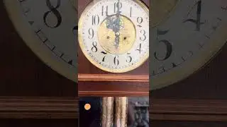 Antique 2-Weight Vienna Regulator Grandfather Clock