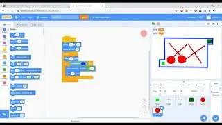 Scratch 9 Color Sensing, Levels, Broadcasts (World's Hardest Game) (Part 2)