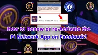 How to Renew or re-Activate the PiNetwork App on Facebook | PiNetwork Facebook Login Problem Solved.