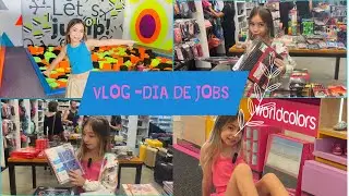 Vlog - Dia de jobs #baurujump #worldcolors #materialescolar