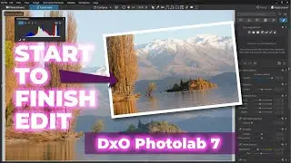 Start to finish edit with DxO Photolab 7 - Ruby Island NZ