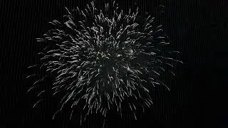 神宮球場バックネット裏からの花火