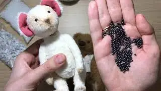 Чем набивают мишек Тедди | Основа набивки и утяжелители | How to stuff a Teddy bear