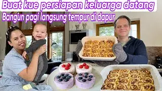 MAKE A CAKE IN PREPARATION FOR THE FAMILY TO COME || WAKE UP EARLY AND GO STRAIGHT TO THE KITCHEN