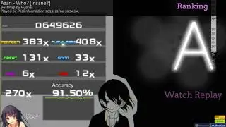 Osu! Mania | Azari Who? | 3.82*