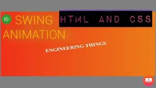 Swing animation Using HTML and CSS Only.