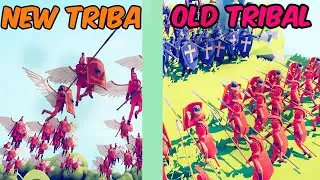 NEW TRIBAL Team vs OLD TRIBAL Team - Totally Accurate Battle Simulator TABS