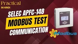 Selec APFC 148 Modbus Communication Test | Step-by-Step Practical Demo #plc #apfc #modbus