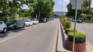 Greece Walks in 4k - Thessaloniki, Byzantine museum area towards the Tower cafe