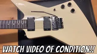 2011 Gibson Explorer 1984 Reissue Floyd Rose Alpine White