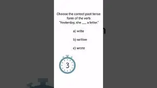 English Quiz #6 #past simple #englishlesson #bestwaytolearnenglish #quiz #english #englishgrammar