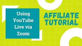 Using YouTube Live through Zoom