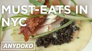 Eating at must-visit Restaurants in New York City! From the Best Pizza to Fried Chicken with Caviar!