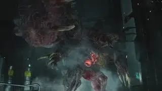 Resident Evil 2 Remake William Birkin Final Transformation Boss Fight
