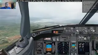 ILS landing in Kahului, HI {PHOG} in the PMDG 737800 {Vatsim} {P3Dv4}