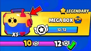 LEGENDARY MEGA BOX OPENING!!!!🎁🎁🎁- brawl Stars rewards